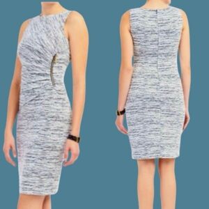 🩶Ivanka Trump Marbled Sunburst Dress🩶